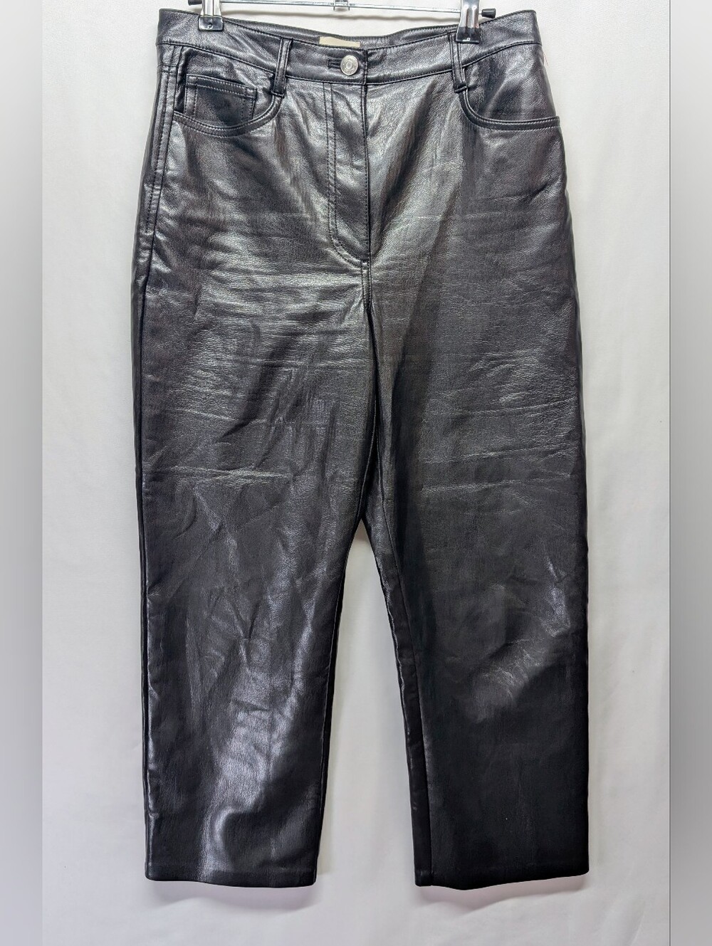 Wilfred Black Faux Leather Women’s Crop Pants